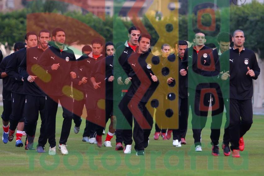 Egyptian team training session