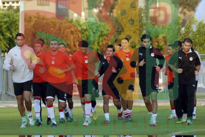 Egyptian team training session